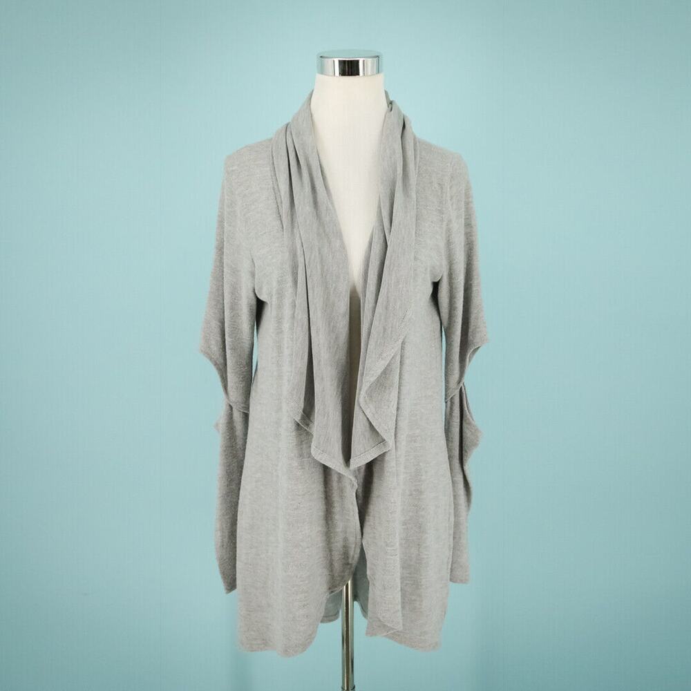 LNA Revolve Size Medium M Grey Gray Open Elbow Long Sleeve Duster Cardigan